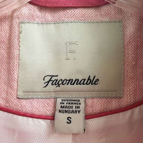 Façonnable Lena pink belt in blazer/jacket S - Picture 8 of 13